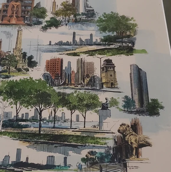 Hollenbeck Limited Edition FRAMED Print CHICAGO MONTAGE